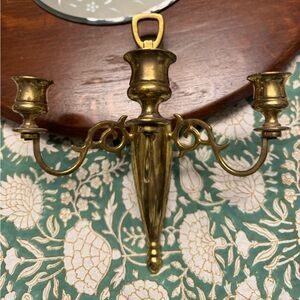 Vintage Brass Wall Sconce